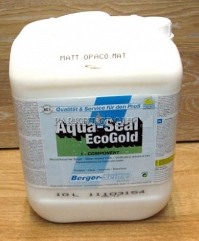 Паркетный Лак Berger Aqua-Seal EcoGold 10л